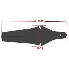 Tenken Mud Flaps for Hybrid Bikes & Bicycles, Bicycle Fenders, Road Bikes, Easy Removal, Extender, Rear Fender