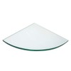 Pro Safe Glass 6" X 6" Quarter Circle Clear Tempered