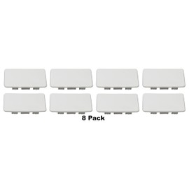Plastic 2"x 3.5" Internal Vinyl Fencing End Caps (8)