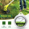 UCINNOVATE Grass Trimmer Line 105ft, Nylon Steel Weed Eater String