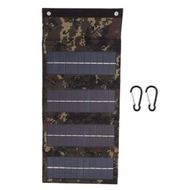 Portable 40W Solar Panel Charger for Outdoor Camping Hiking, Foldable Monocrystalline Solar Panel with High Conversion Efficiency, Lightweight and Practical (Camouflage)