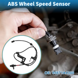 A ABSOPRO ABS Wheel Speed Sensor Front Right ABS Sensor Anti-lock Braking System Sensor No.95671A4300 for Kia Carens Iv 2013-2016