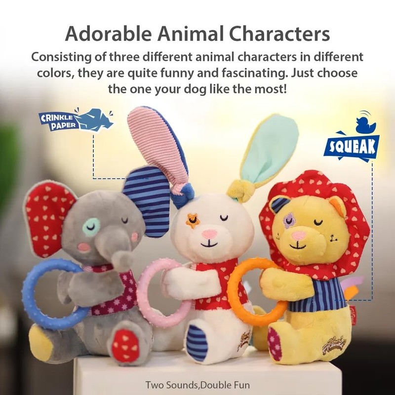 GiGwi Stuffed Dog Toy Dog Plush Friends Dreamy Pal Bunny