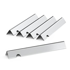 QuliMetal 17.1" Flavorizer Bars for Weber Genesis II/LX 300 Series II E-310, II E-330, II E-335, II S-335, II LX S/E-340 (2017 and Newer) Gas Grills, Heat Plates for Weber 66032/66795, 17GA