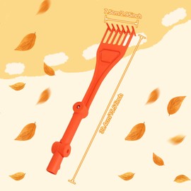 Milageto Roof Leaf Helper Practica Leaf Rake for Gardening Leaf Grabbers Lawn Rake Leaf Removal Gutter Cleaning Tool Garden Rakes for Leaves Branches Yard Lawns Roof Leaf Remover