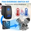 PSLER UTV ATV Fan Override Switch Kit with Relay Engine