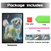 DCIDBEI DIY Diamond Painting Notebook Dog A5 Blank 12 Zodiac