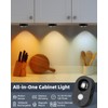 Yiliaw LED Motion Sensor Puck Lights Indoor, Small Rechargeable Under