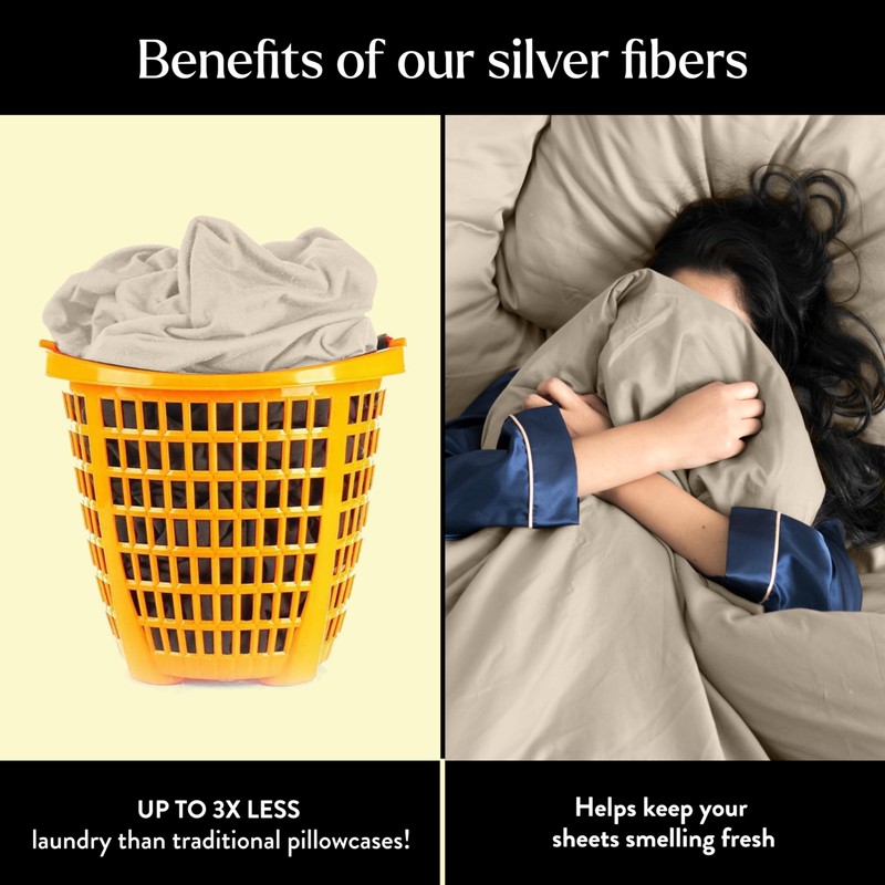 Miracle Made Extra Luxe Cool-to-The-Touch Pillowcase Set, 2-Piece – Soft,