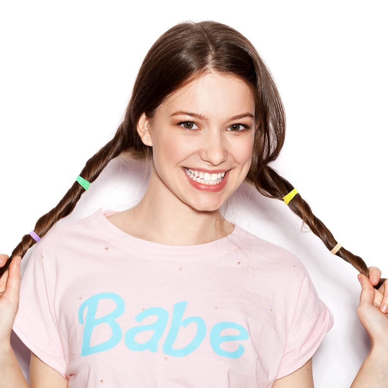 Hicarer 1000 Mini Rubber Bands Soft Elastic Bands for Hair
