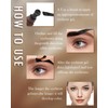 Chocolate Peel Off Eyebrow Tint Gel, Tattoo Eyebrow Gel Easy