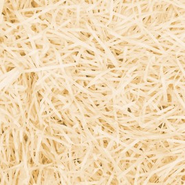 200 g Raffia Filling Material Gift Hamper Shred Shred Paper Gift Filling for Party Hamper Filling and Gift Packaging for Gift Box Decorations (Champagne)