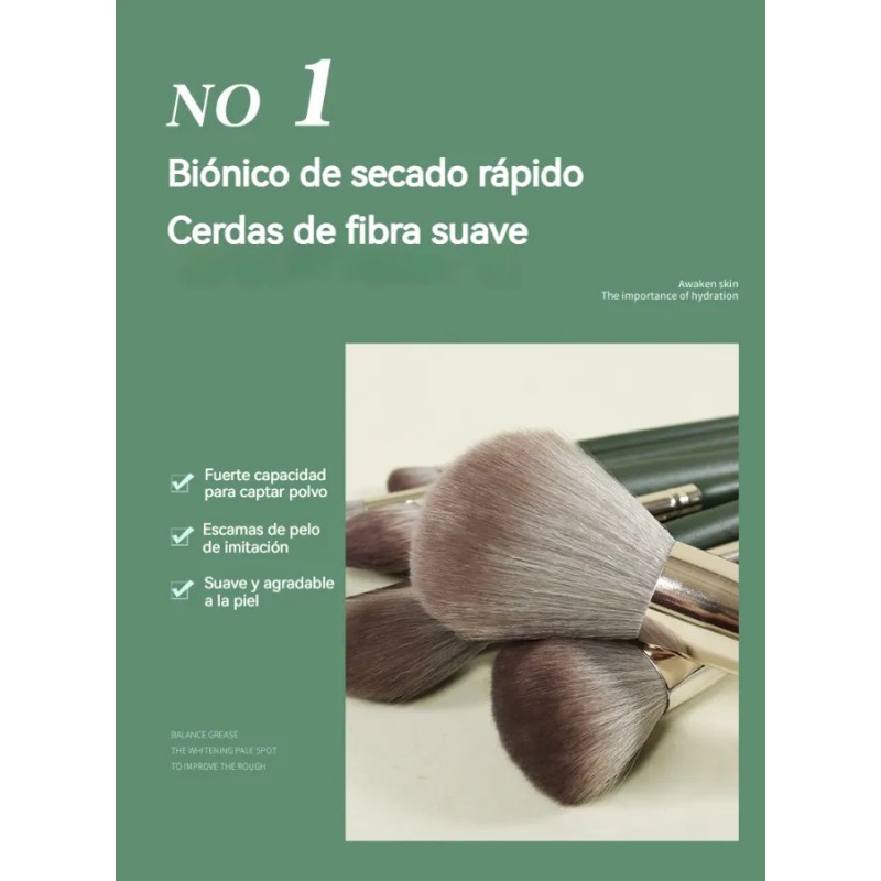 Set De Cilindros Brochas Profesional Beauty Creations Origin