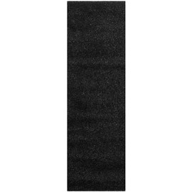 SAFAVIEH California Shag Collection Runner Rug - 2'3" x 17', Black, Non-Shedding & Easy Care, 2-inch Thick Ideal for High Traffic Areas in Living Room, Bedroom (SG151-9090)