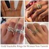 Rajputana Sterling Silver Ring Interlocked Stackable Rings for Women Mixed
