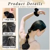 Velvet Scrunchies for Women - Jumbo Oversized Hair Scrunchy (4-Pack)