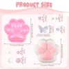AYNKH 2PCS Cat Paw Squishy Toy,New Cat Pink Squeeze Foot