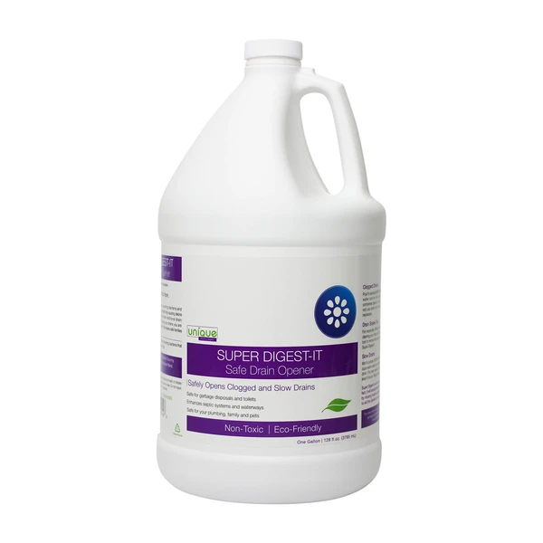 Unique Super Digest-It Bio-Enzymatic Drain Opener, Powerful Clog Remover for