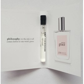 Philosophy 2x Philosophy Amazing Grace Eau De Toilette 0.05floz Travel Vial, C10*