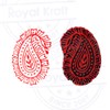Royal Kraft Wooden Stamps DIY Fabric, Textile, Clay, Pottery, Paper,