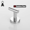 JQK Chrome Bathroom Towel Hook, 304 Stainless Steel Coat Robe