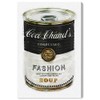 The Oliver Gal Artist Co. Glam Wall Art Canvas Prints 'Fashion Soup' Home DÃ©cor, 20" x 30", Black, Gold