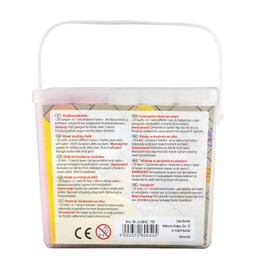 Idena 60042 Street Painting Chalk in Square Box with Handle, 20 Bars in 7 Colours, for Painting Asphalt, Plaster or Concrete