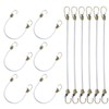 Kyuionty 12 Pack Mini Bungee Cords with Hooks, 10 Inch