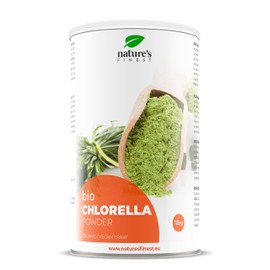Nature's Finest Bio Chlorella Powder 125g | Organic, Raw Superfood | Vegan Plant Protein, High in Chlorophyll | Vegan and Vegetarian Friendly