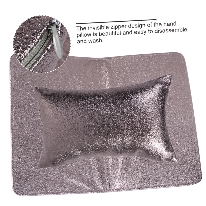 Baluue 2pcs Pu Leather Foldable Hand Rest Pad Cushion for