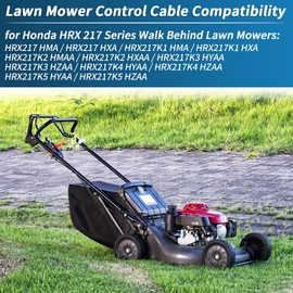 X AUTOHAUX No.54530-VH7-000 Roto-Stop Cable for Honda HRX217 HMA, HRX217 HXA, HRX217K1 HMA, HRX217K1 HXA, HRX217K2 HMAA, HRX217K2 HXAA Lawn Mower Brake Cable