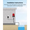 Sump Pump Alarm, High Water Leak Detection with 110dB Loud