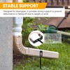 BLSGBUIDING Rainwater Downspout Bracket, 2-4 Inch Sliding Adjustable, Heavy Duty