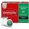 Community Coffee Cafe Special Decaf 12 Count Coffee Pods, Medium