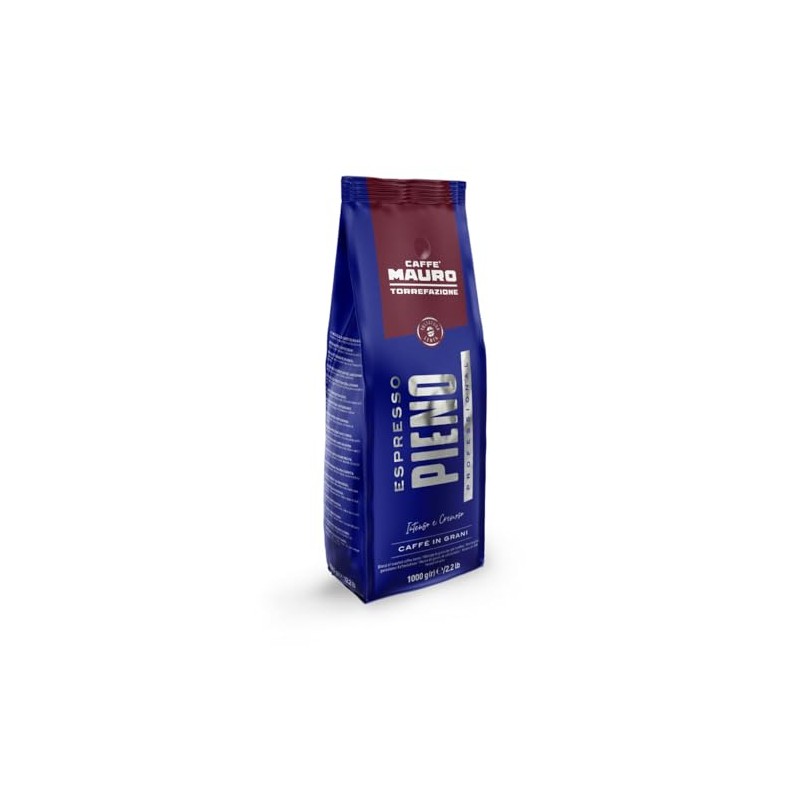 Caffe Mauro Espresso Peino Whole Bean Coffee 2.2lb