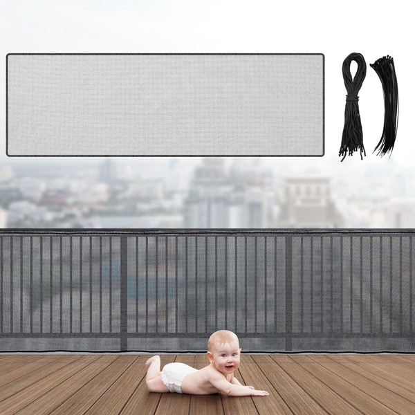 Hosuly Hosuly Banister Guard 15 x 3 ft Balcony Netting