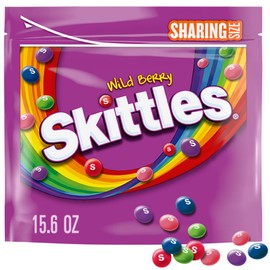 SKITTLES Valentine's Day Wild Berry Chewy Candy, Sharing Size, 15.6 oz Bag