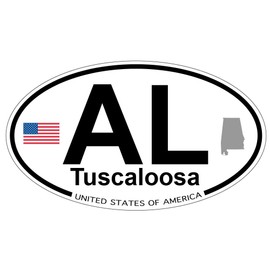US Decal, Inc. Tuscaloosa, Alabama Oval Sticker