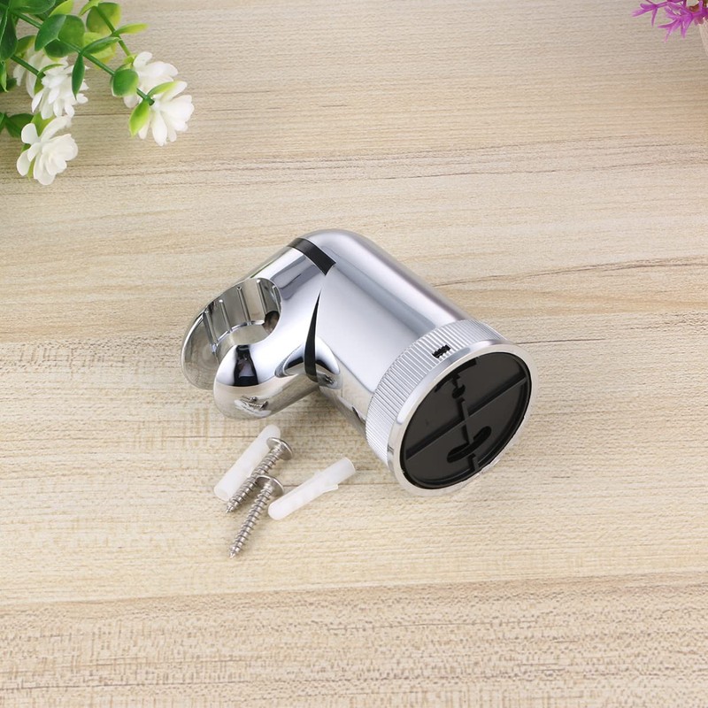 Zerodeko Plating Rotary Shower Mounting Bracket Round Wall Holder for