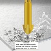 Mgtgbao Golden 10PC 6mm Masonry Drill Bits, Concrete Drill Bit