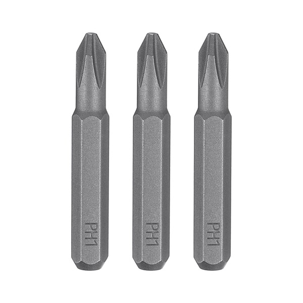 HARFINGTON 3pcs PH1 Phillips Screwdriver Bit 5/32" Hex Shank 28mm