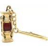 Keychain Set Medieval Sea Lantern and Oil Lamp Design Brass