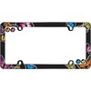 Cruiser Accessories 23053 Butterfly License Plate Frame, Chrome w/Fastener caps