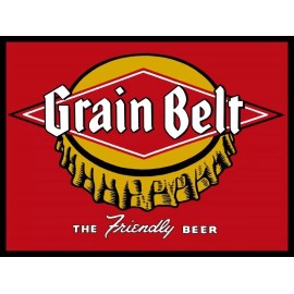 Grain Belt Beer, The Friendly Beer New Metal Sign: 12 x 16" Large Size