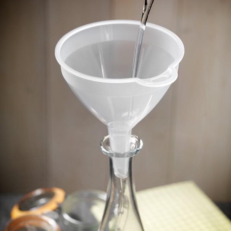 Addis 518003 Funnel, Plastic, Transparent, Large 14 cm