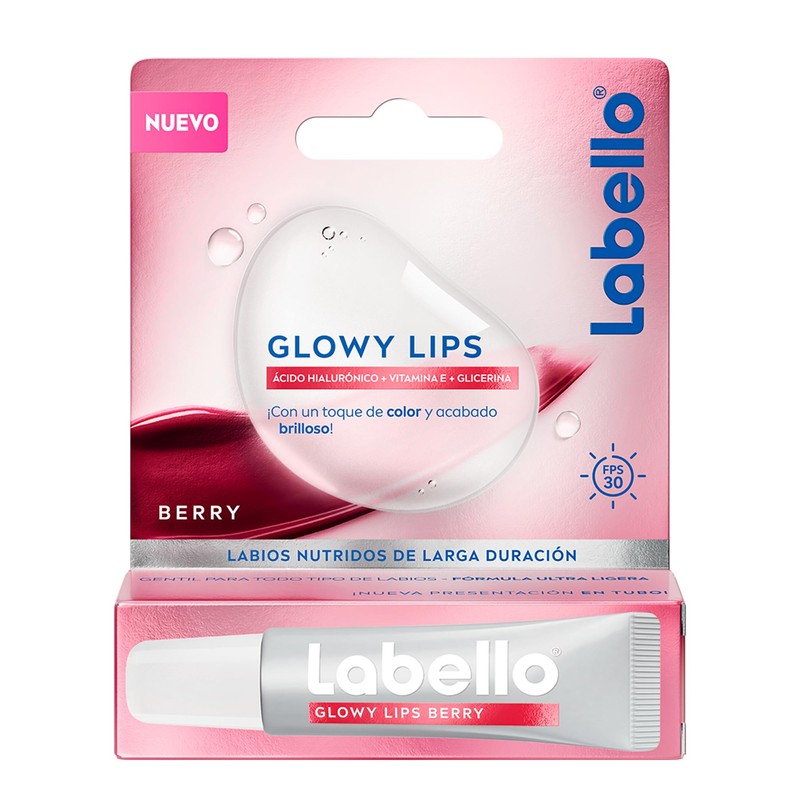 LABELLO Bálsamo Labial Glowy Lips Berry + FPS 30
