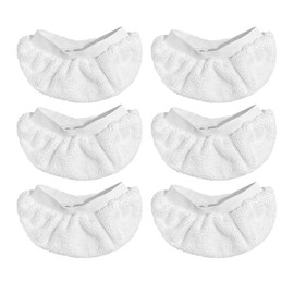 Yicotira 6 Pack Steam Cleaner Accessories for Most Handheld Steam Cleaner - Microfiber Cloths Cover Compatible with Bissell Steam Shot, Dupray, PurSteam, Comforday Steam Cleaner