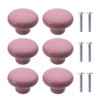 NAKUPENDA Pack of 6 Furniture Knobs, Round Ceramic Cabinet Drawer