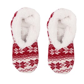 Fadcaer Slipper Socks Women Non Slip Fluffy Socks Christmas Thermal Warm Thick Winter Cozy Slipper Socks Fleece Lined Fluffy Socks Christmas Non Slip Bed Socks for Women Girls Xmas Winter Gifts