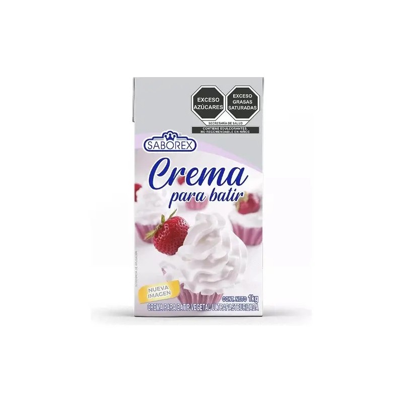 Crema Para Batir Saborex Tetrapack Para Sifón 12kg